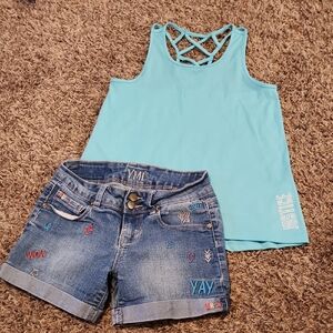 YMI Shorts & Justice Tank